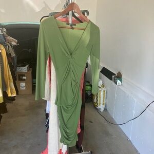 BCBG green dress